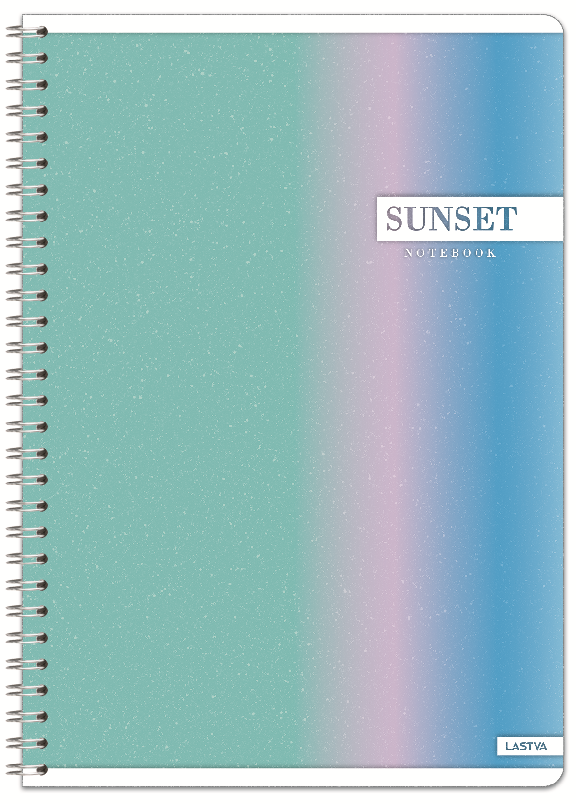 SVESKA SPIRALA A4 LINIJA SUNSET (više dezena) - Knjižara Riznica Beograd