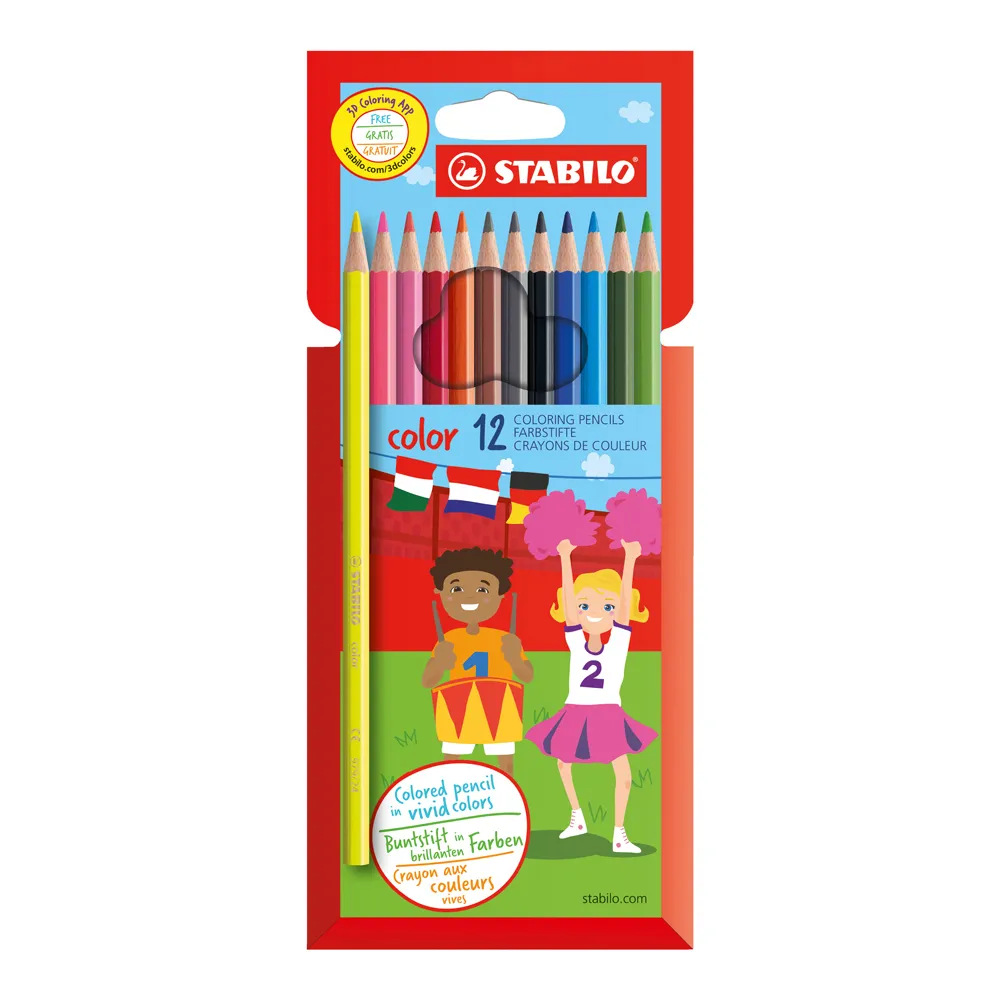 STABILO DRVENE BOJE 12COLOR - Knjižara Riznica Beograd