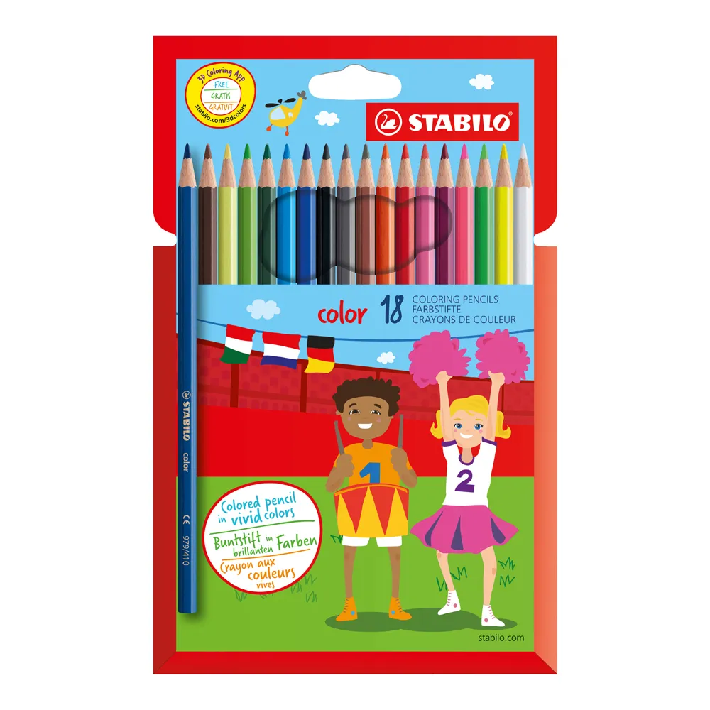 STABILO DRVENE BOJE 18COLOR - Knjižara Riznica Beograd