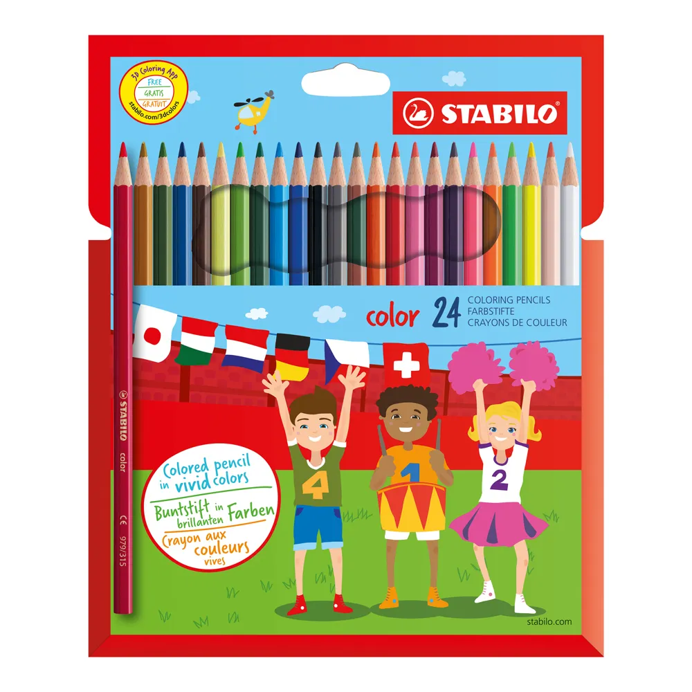 STABILO DRVENE BOJE 24COLOR - Knjižara Riznica Beograd