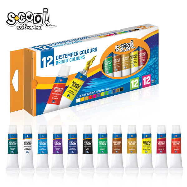 SCOOL TEMPERA 1/12 12ml - Knjižara Riznica Beograd