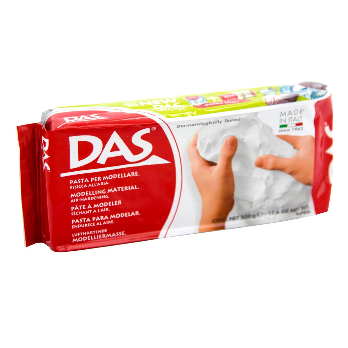 DAS MASA ZA MODELOVANJE BELA 500g - Knjižara Riznica Beograd